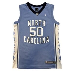 VTG Jordan Nike Elite #50 Youth M UNC North Carolina Tar Heels Basketball Jersey
